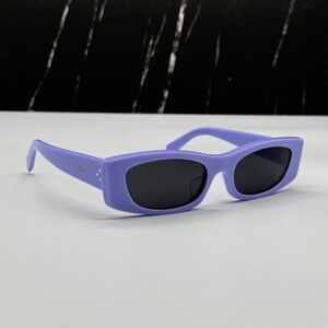 NEW CL40245U 78A CELINE PURPLE GREY SQUARE WOMEN CELINE SUNGLASSES